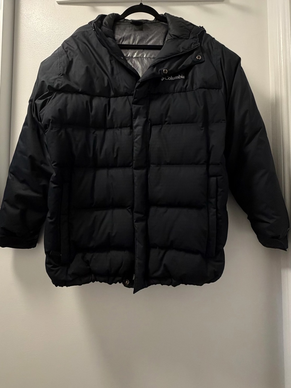 Columbia Men’s Omni-Heat Puffer Down Hooded Winter Coat XL